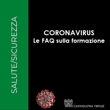 Coronavirus – Le FAQ sulla formazione