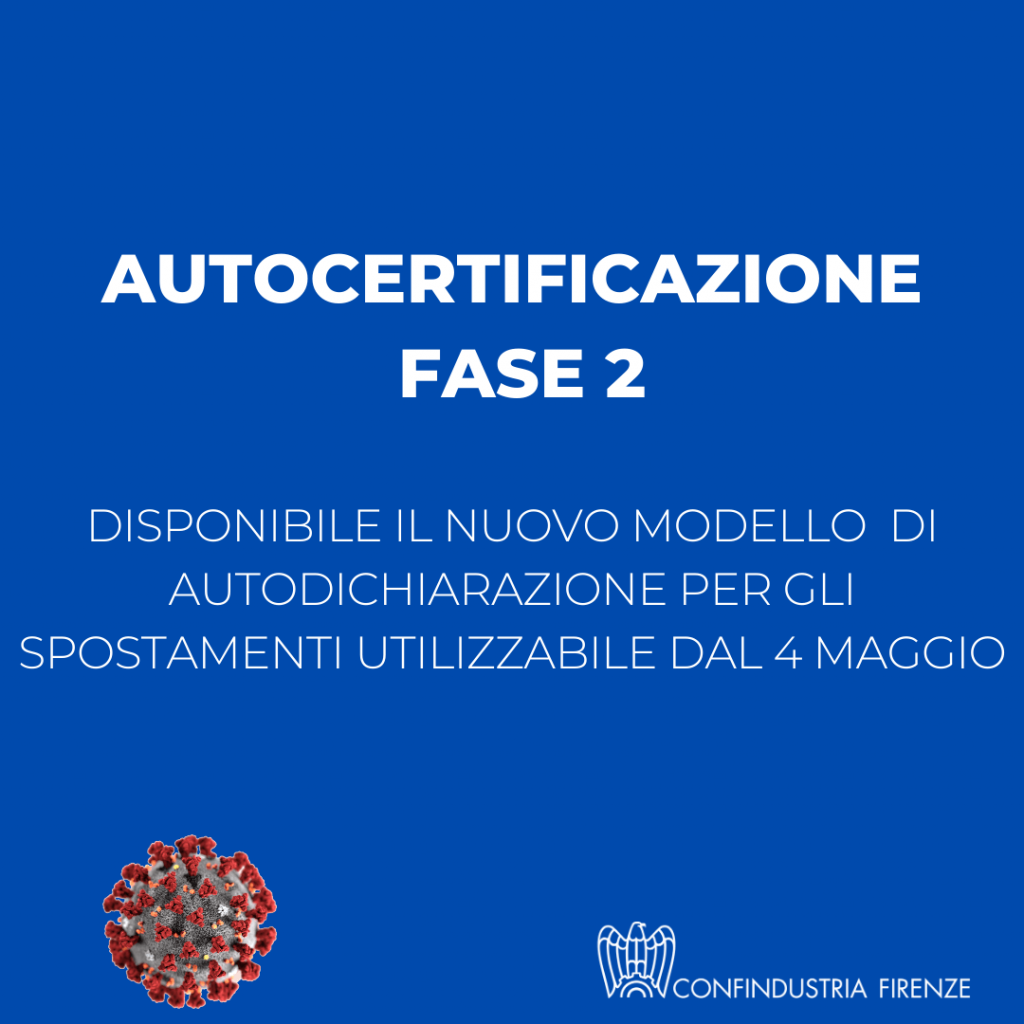 autodichiarazione fase 2