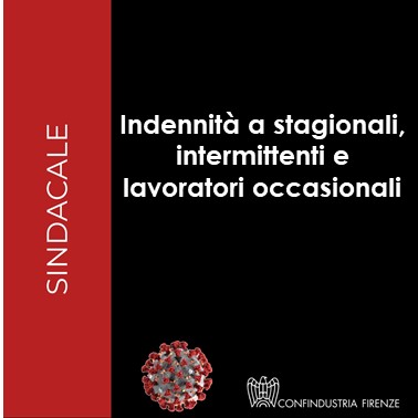 Indennità a stagionali, intermittenti e lavoratori occasionali