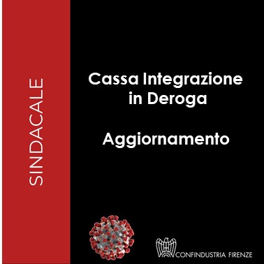 Cassa Integrazione in Deroga – novità luglio 2020
