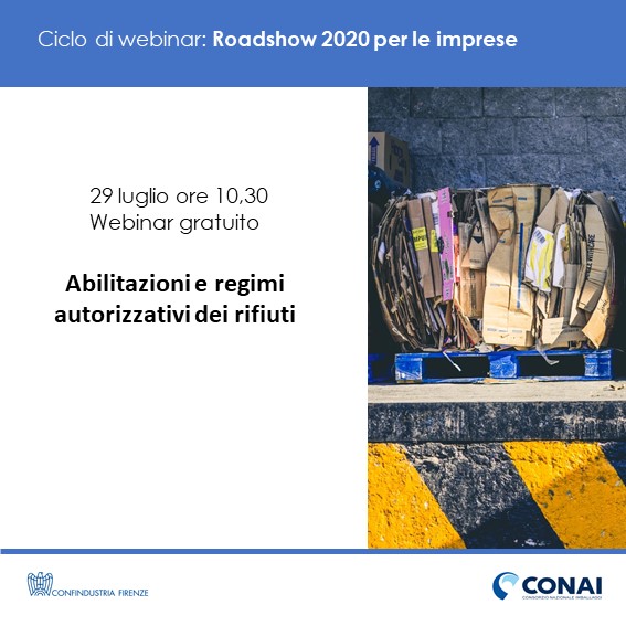 Webinar gratuito: Abilitazioni e regimi autorizzativi dei rifiuti