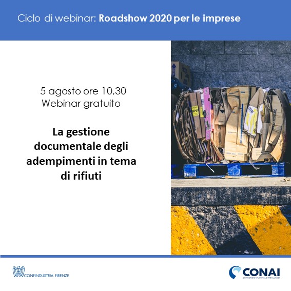 webinar gratuito: La gestione documentale degli adempimenti in tema di rifiuti