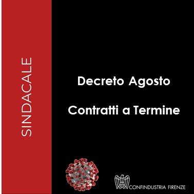 DL Agosto – Contratti a Termine