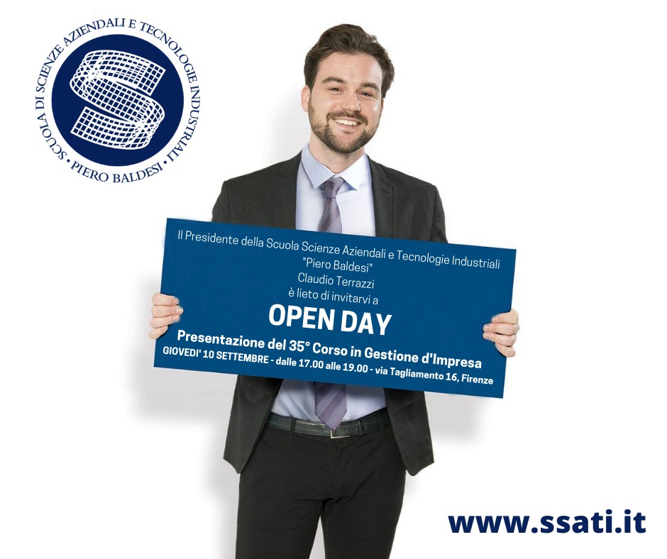 Open Day: presentazione del 35° Corso in Gestione d'Impresa