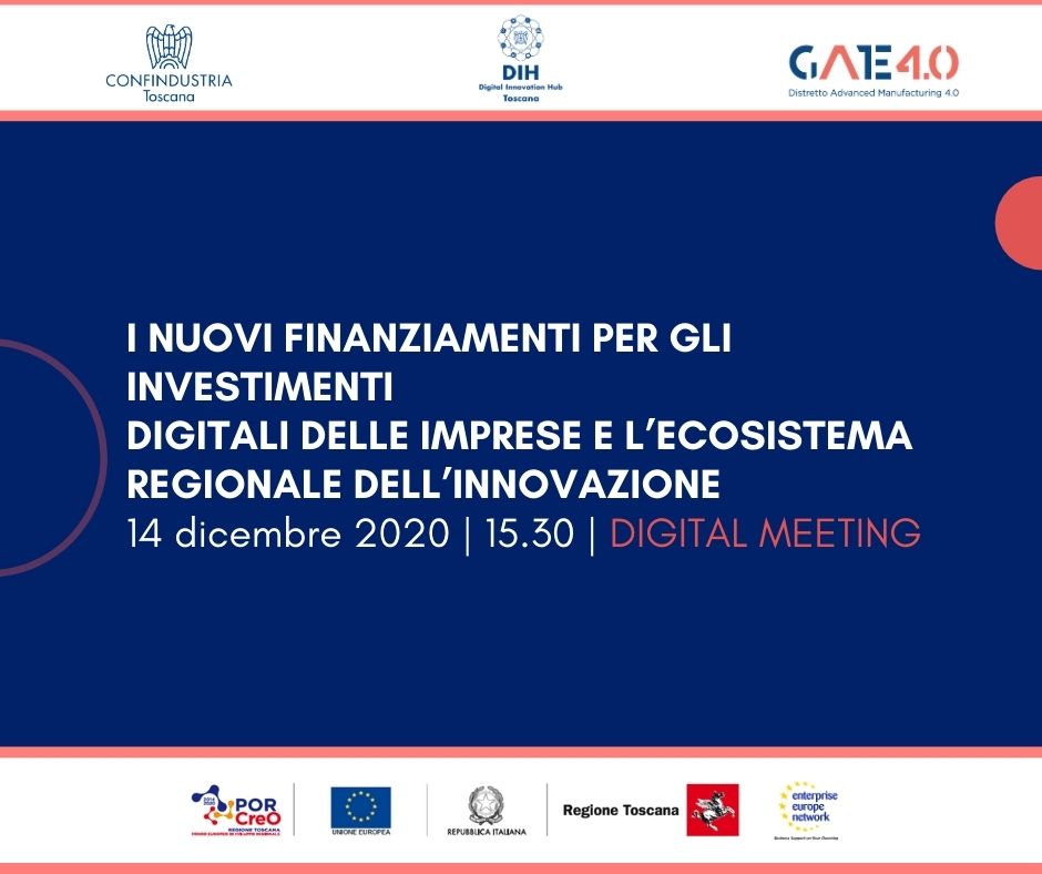 I nuovi finanziamenti per gli investimenti digitali delle imprese.