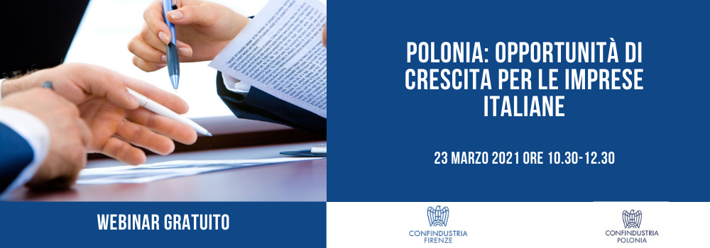 Polonia: opportunità di crescita per le imprese italiane - 23 marzo, ore 10:30