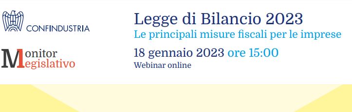 legge di bilancio 2023
