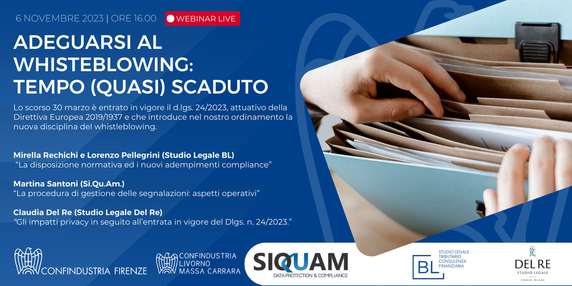 Adeguarsi al Whisteblowing: tempo (quasi) scaduto