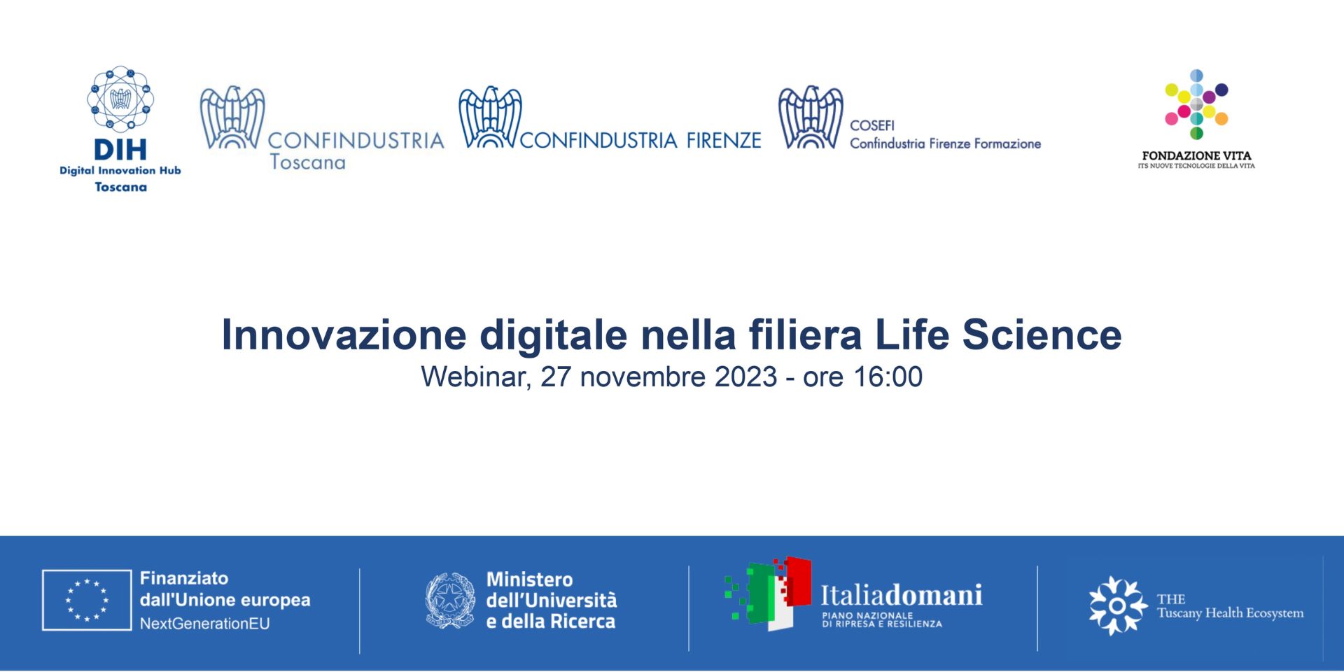 Webinar - Innovazione digitale nella filiera Life Science