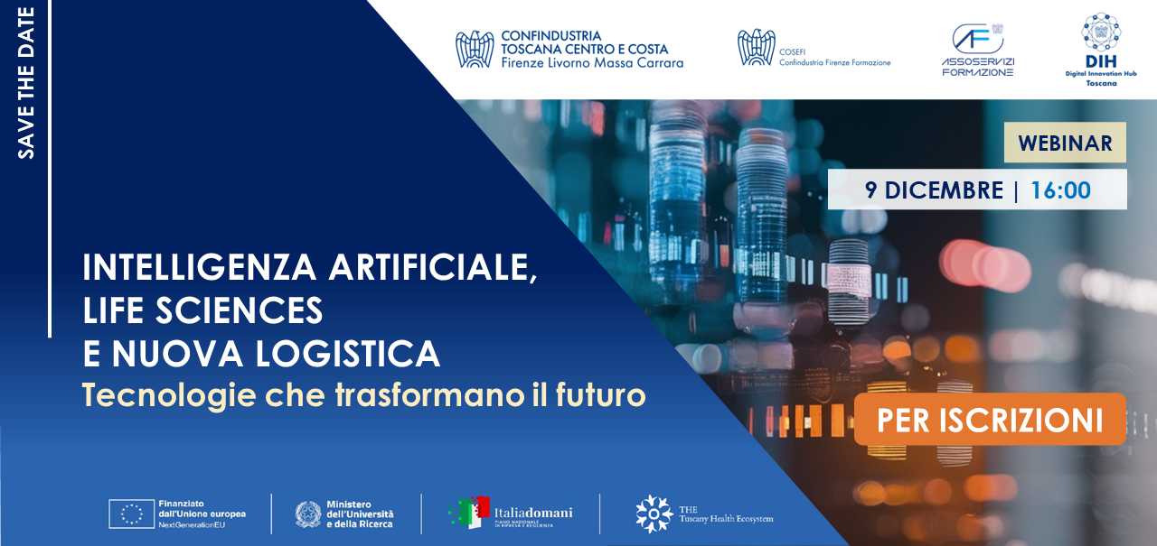 Intelligenza artificiale, life sciences e nuova logistica: tecnologie che trasformano il futuro.