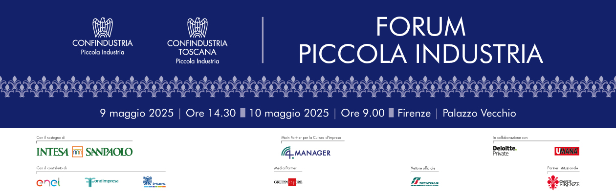 FORUM PICCOLA INDUSTRIA FIRENZE primo giorno