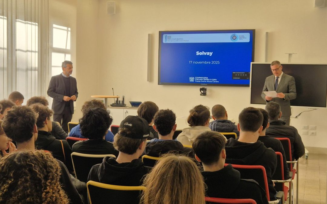 Imprese Aperte: studenti in visita allo stabilimento Solvay di Rosignano