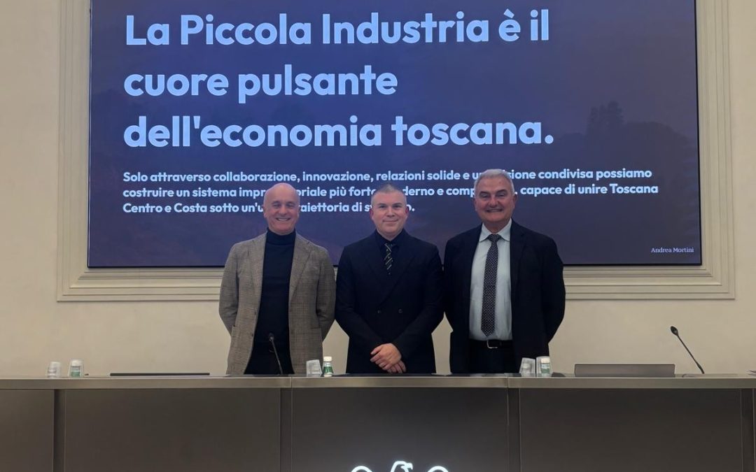 Andrea Mortini, eletto alla guida del Comitato Piccola Industria di Firenze, Livorno e Massa Carrara